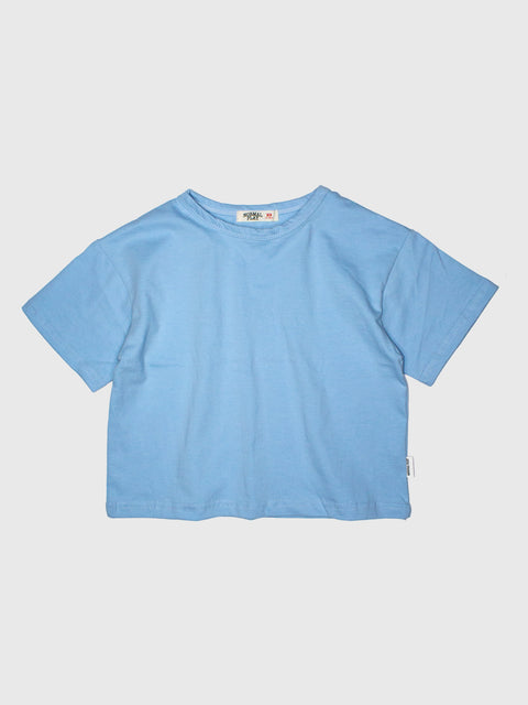 Everyday Boxy Tee in Sky