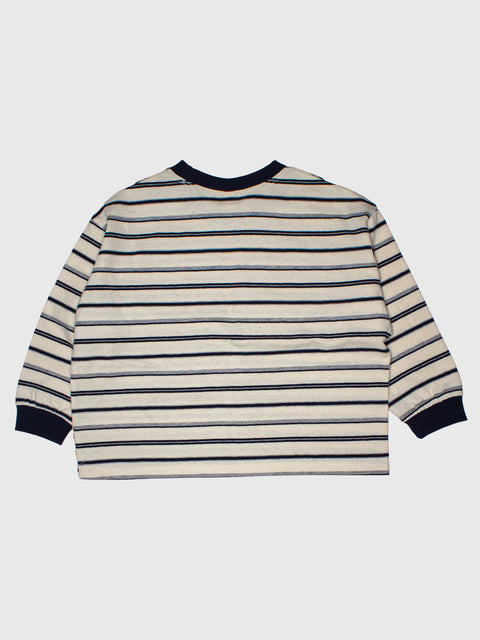 Stripe Long Sleeve in Ivory