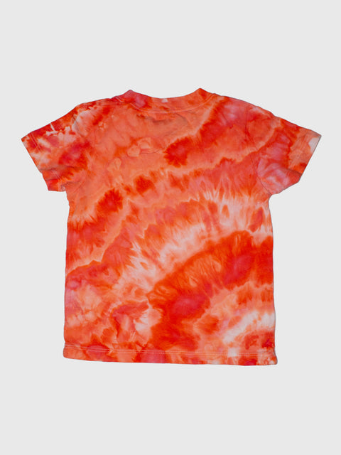 Goobi Tie Dye Tee in Tomato
