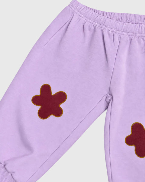 Pizza Topping Joggers in Lilac