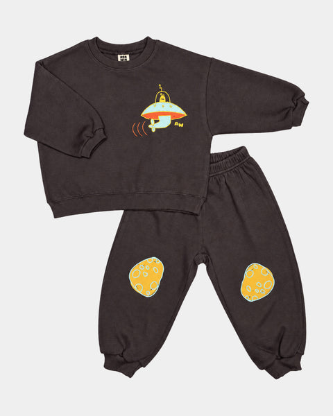 Meteor Joggers in Washed Black