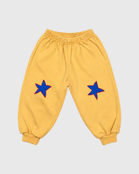 Star Joggers in Mustard