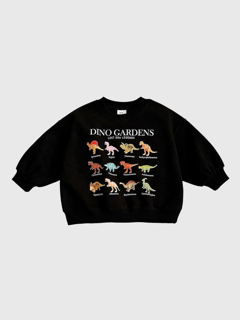Dinosaur Sweatshirt in Black