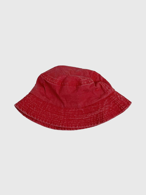 Pigment Dyed Bucket Hat in Red