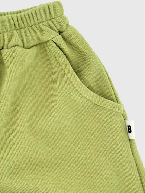 Super Soft Jogger Short in Lime