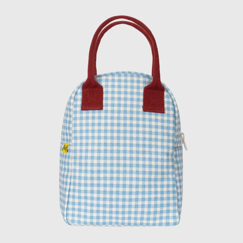 Zipper Lunch in Gingham Sky