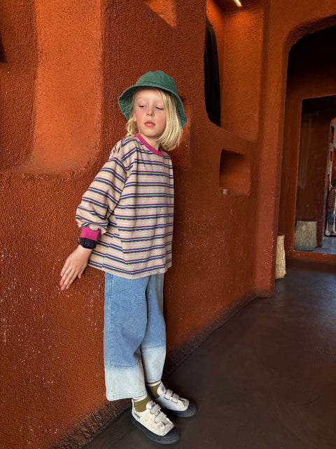 Dipped Denim in Light Blue